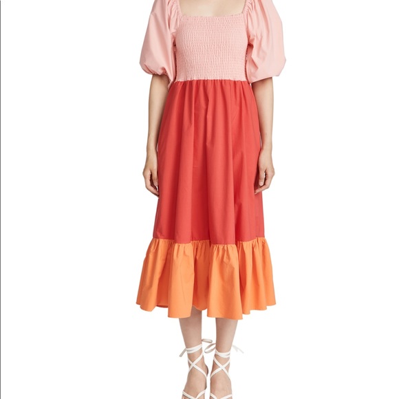 NWT Rhode Eloise Dress in Strawberry 🍓 SZ S - Picture 1 of 4